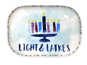 Harrisburg Hanukkah Light & Latkes Platter