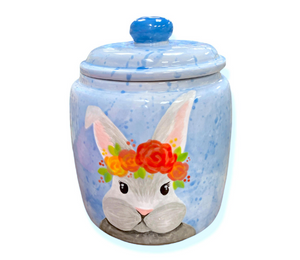 Harrisburg Watercolor Bunny Jar