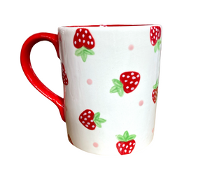 Harrisburg Strawberry Dot Mug