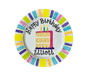 Harrisburg Birthday Cake Plate